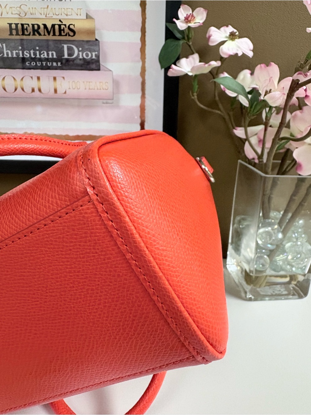 Coach Bennett coral Leather Satchel - Picture 12 of 16
